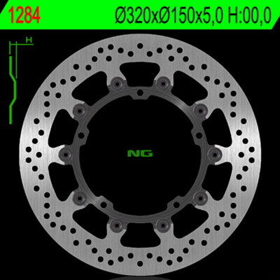 Disque de frein NG BRAKES flottant - 1284