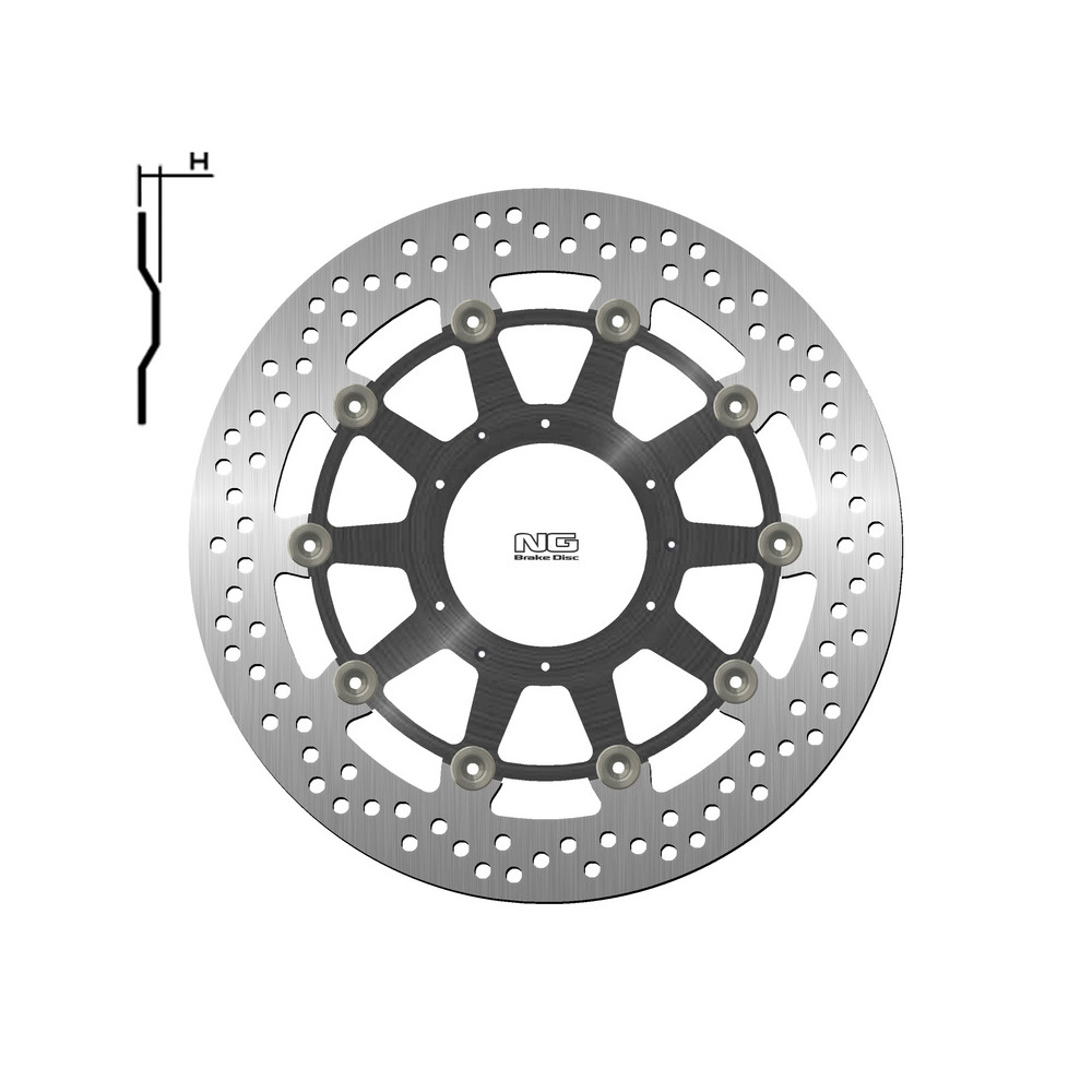 Disque de frein NG BRAKES flottant - 1446G