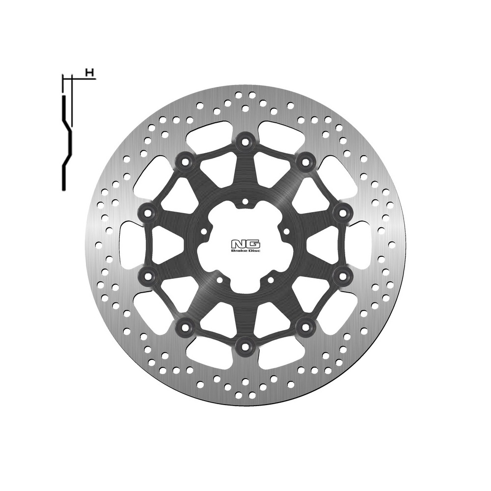 Disque de frein NG BRAKES flottant - 1517