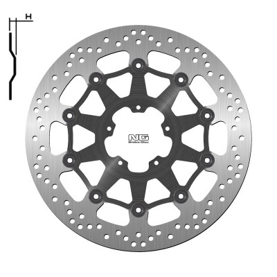 Disque de frein NG BRAKES flottant - 1517