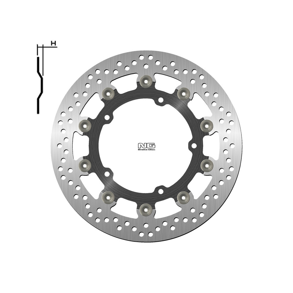 Disque de frein NG BRAKES Flottant - 1786G