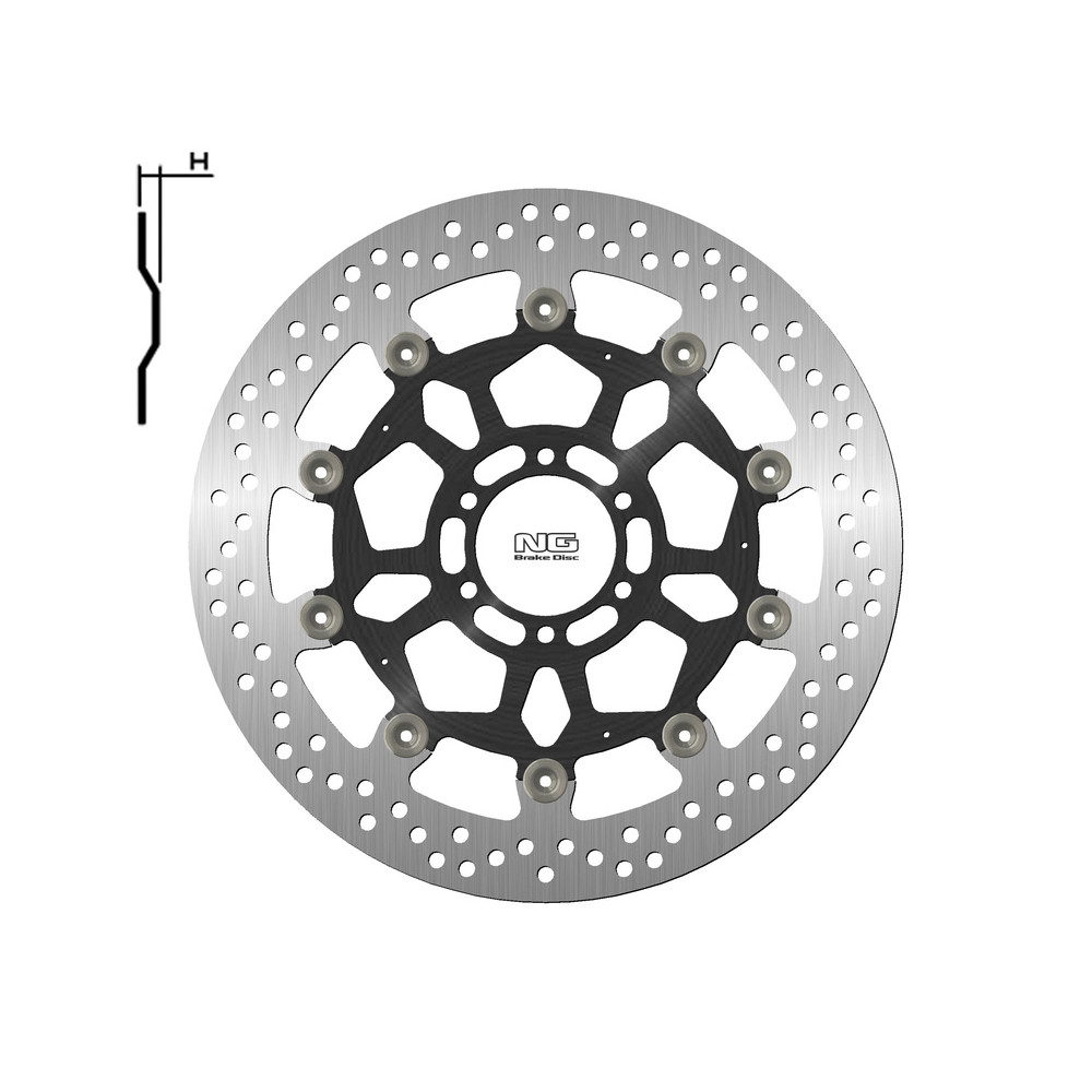 Disque de frein NG BRAKES Flottant - 1790G