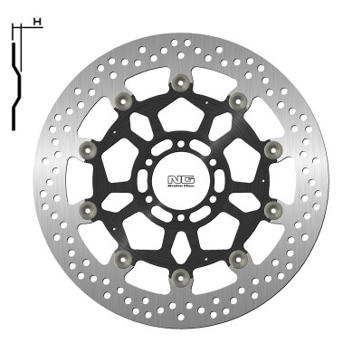 Disque de frein NG BRAKES Flottant - 1790G