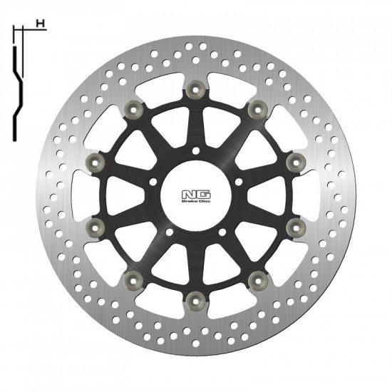 Disque de frein NG BRAKES Flottant - 1796G