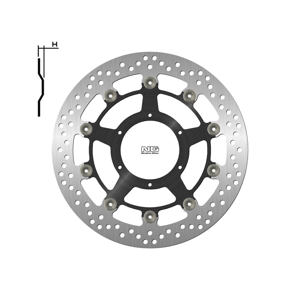 Disque de frein NG BRAKES Flottant - 1808G