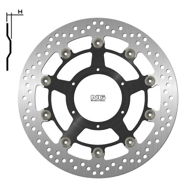 Disque de frein NG BRAKES Flottant - 1808G