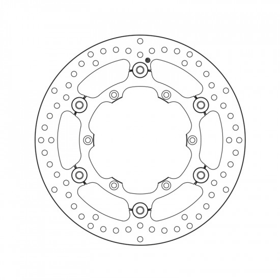 Disque de frein BREMBO Série Oro Flottant - 78B40848