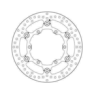 Disque de frein BREMBO Série Oro Flottant - 78B40848