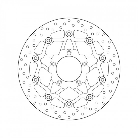 Disque de frein BREMBO Oro flottant - 78B40889