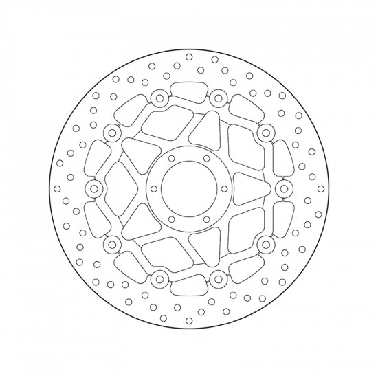 Disque de frein BREMBO Série Oro Flottant - 78B40898