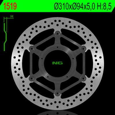 Disque de frein NG BRAKES flottant - 1519.