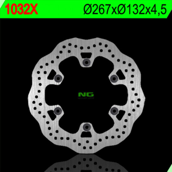 Disque de frein NG BRAKES pétale fixe - 1032X