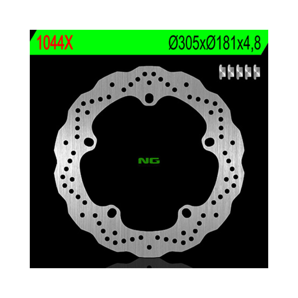 Disque de frein NG BRAKES pétale fixe - 1044X