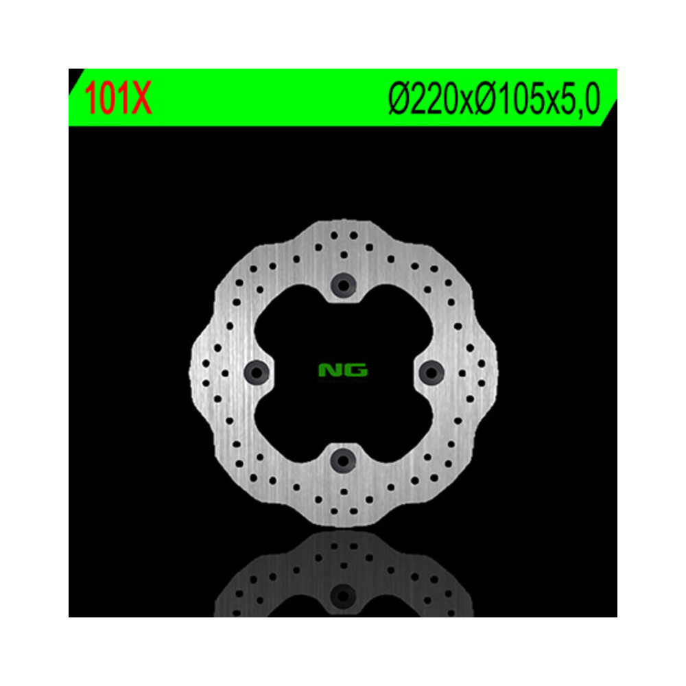 Disque de frein NG BRAKES pétale fixe - 101X