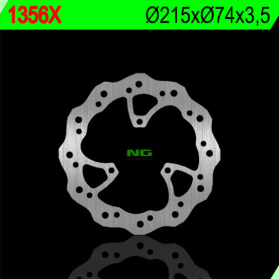 Disque de frein NG BRAKES pétale fixe - 1356X