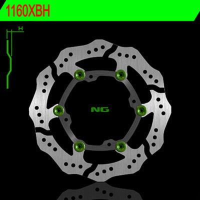 Disque de frein NG BRAKES pétale flottant - 1160XBH