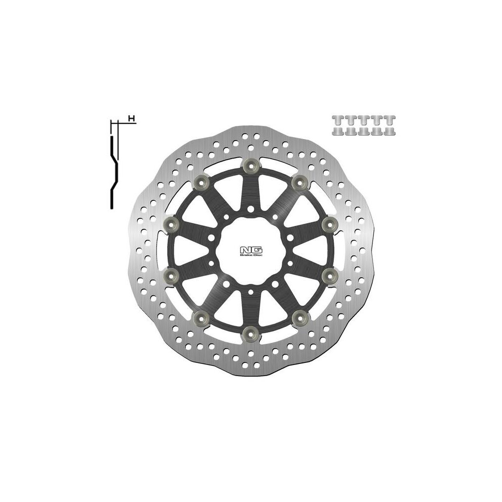 Disque de frein NG BRAKES Pétale Flottant - 1701XG