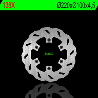 Disque de frein NG BRAKES pétale fixe - 138X