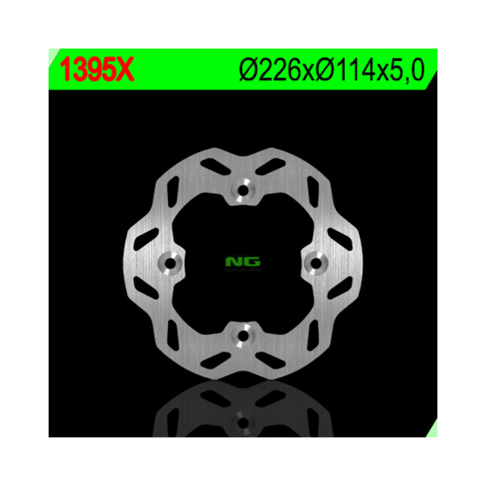 Disque de frein NG BRAKES pétale fixe - 1395X