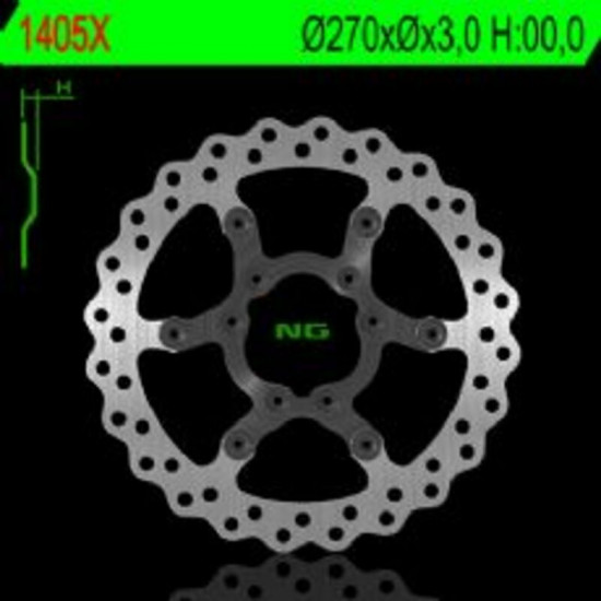 Disque de frein NG BRAKES pétale flottant - 1405X