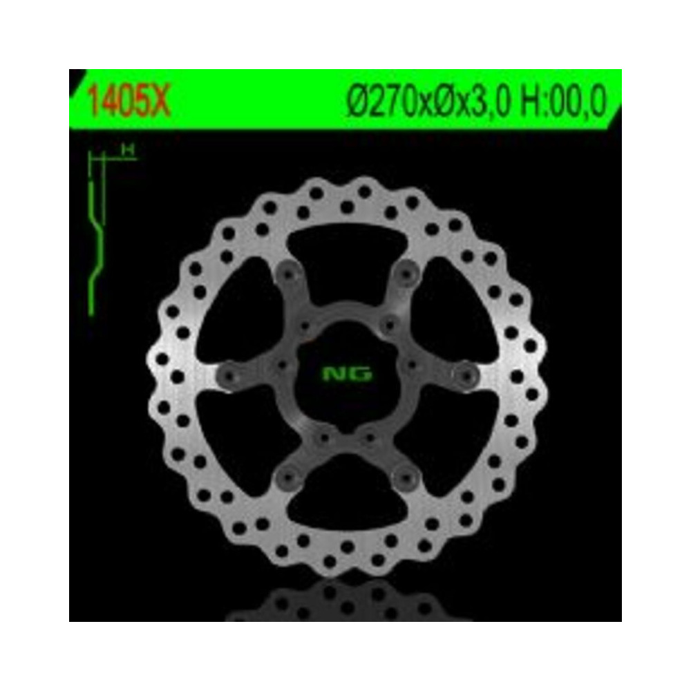 Disque de frein NG BRAKES pétale flottant - 1405X