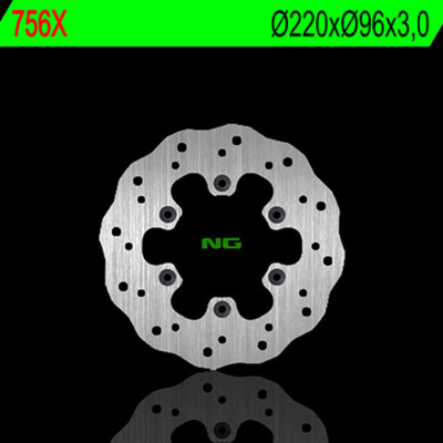 Disque de frein NG BRAKES pétale fixe - 756X