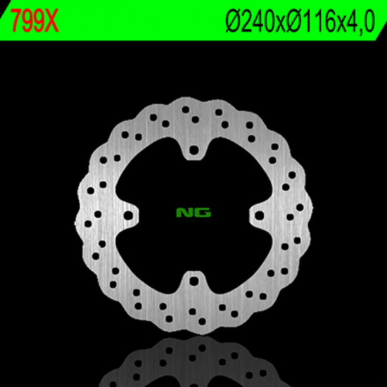 Disque de frein NG BRAKES pétale fixe - 799X