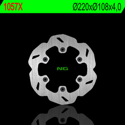 Disque de frein NG BRAKES pétale fixe - 1057X