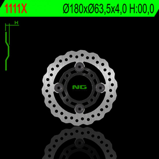 Disque de frein NG BRAKES pétale flottant - 1111X