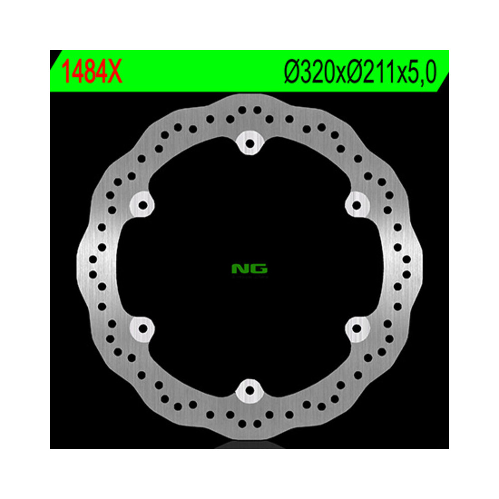 Disque de frein NG BRAKES pétale fixe - 1484X