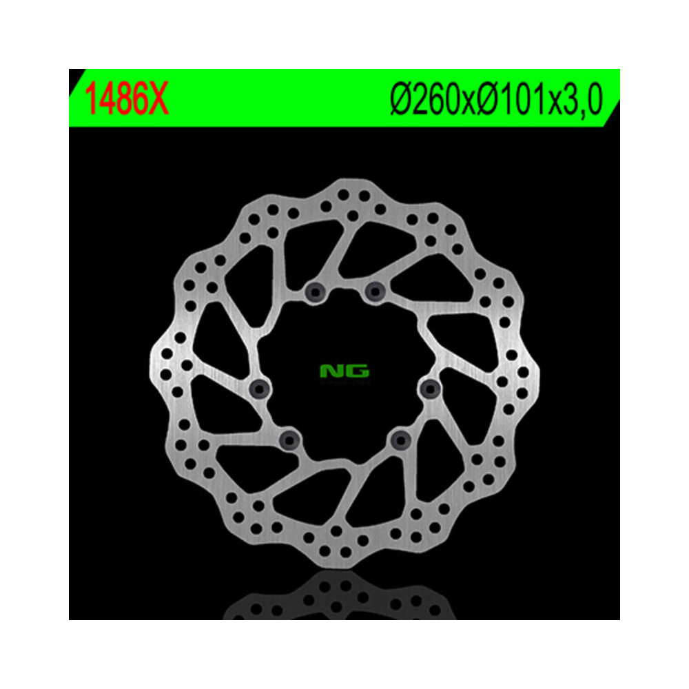 Disque de frein NG BRAKES pétale fixe - 1486X