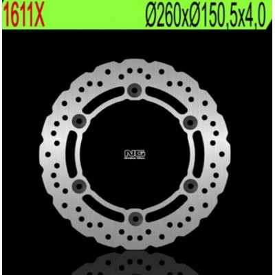 Disque de frein NG BRAKES Pétale fixe - 1611X