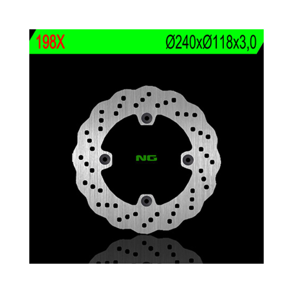 Disque de frein NG BRAKES pétale fixe - 198X