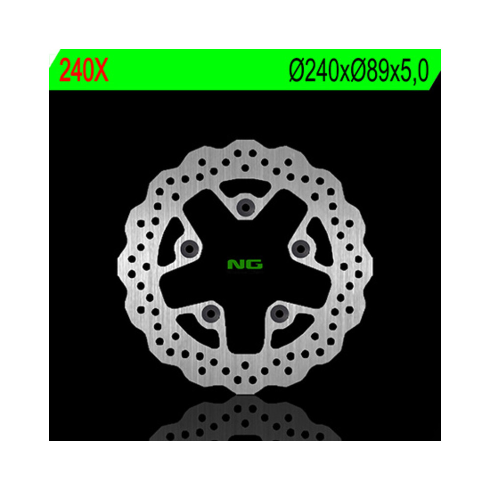 Disque de frein NG BRAKES pétale fixe - 240X