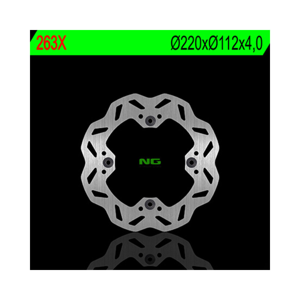 Disque de frein NG BRAKES pétale fixe - 263X