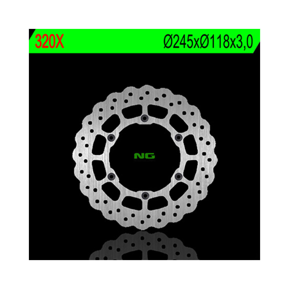 Disque de frein NG BRAKES pétale fixe - 320X