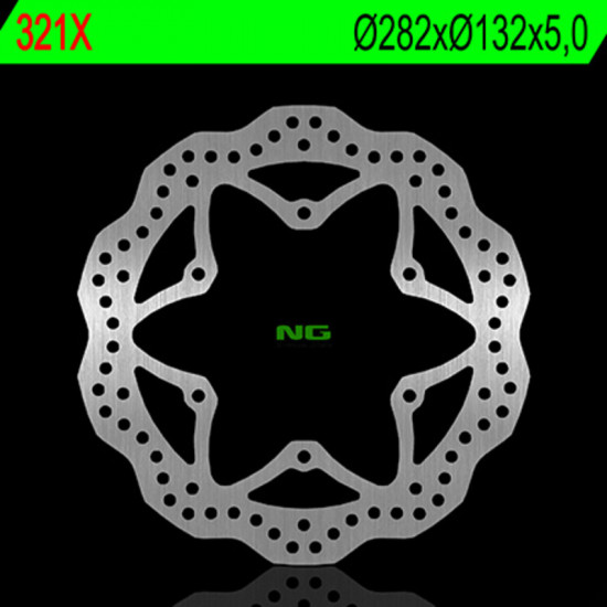 Disque de frein NG BRAKES pétale fixe - 321X