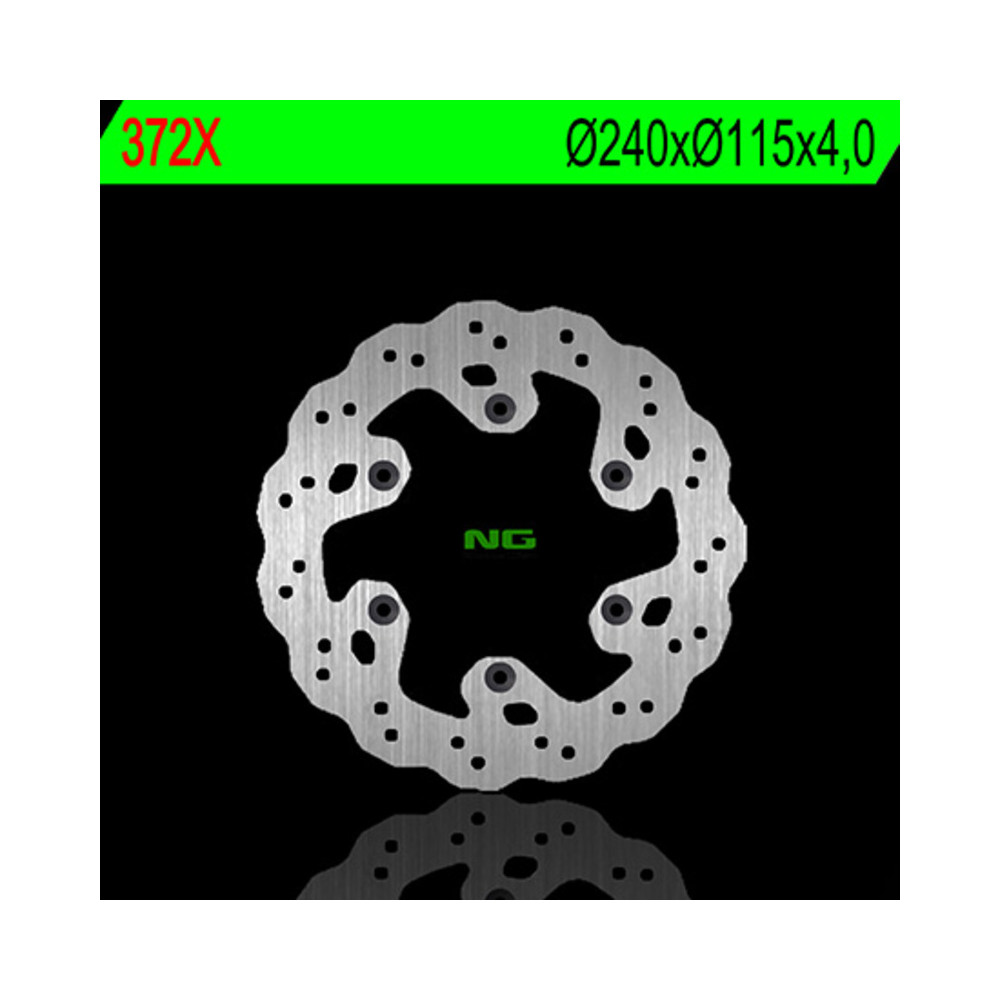 Disque de frein NG BRAKES pétale fixe - 372X