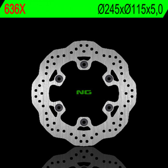 Disque de frein NG BRAKES pétale flottant - 636X