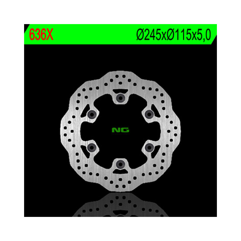 Disque de frein NG BRAKES pétale flottant - 636X