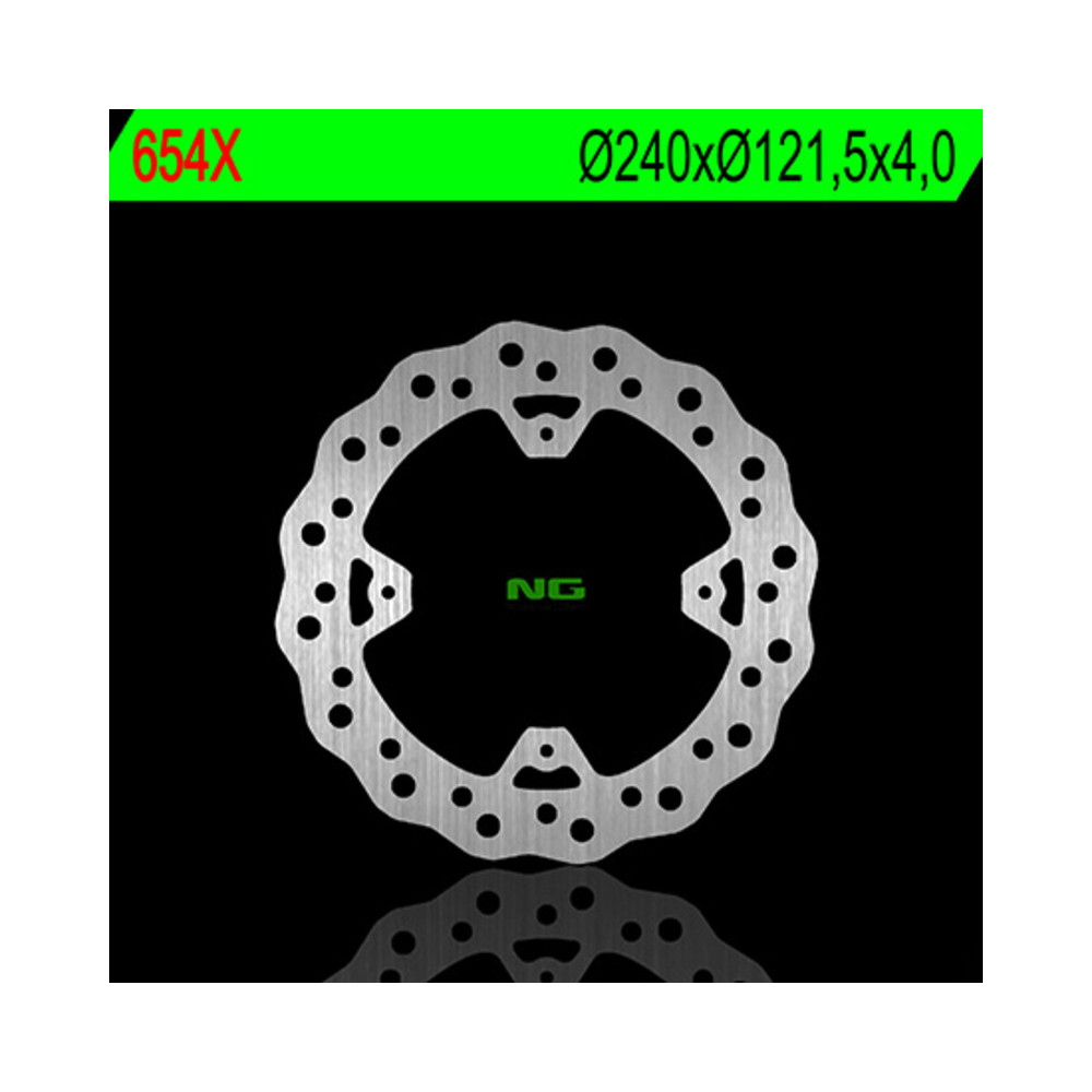 Disque de frein NG BRAKES pétale fixe - 654X