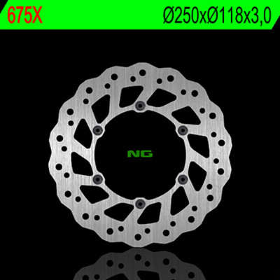 Disque de frein NG BRAKES pétale fixe - 675X