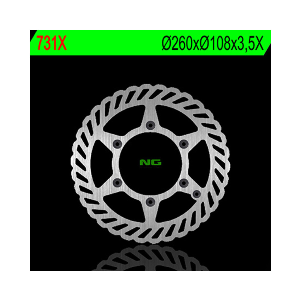 Disque de frein NG BRAKES pétale fixe - 731X