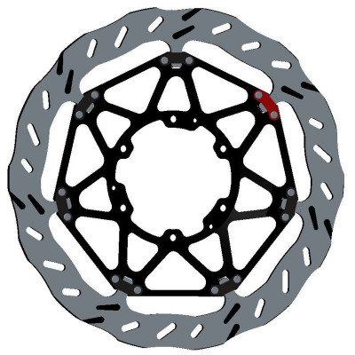 Disque de frein BRAKING Wave flottant - EP098R