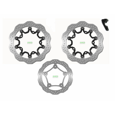 Kit de 3 disque de frein Oversize NG BRAKES pétale flottant - 298 KITTMAX 2012