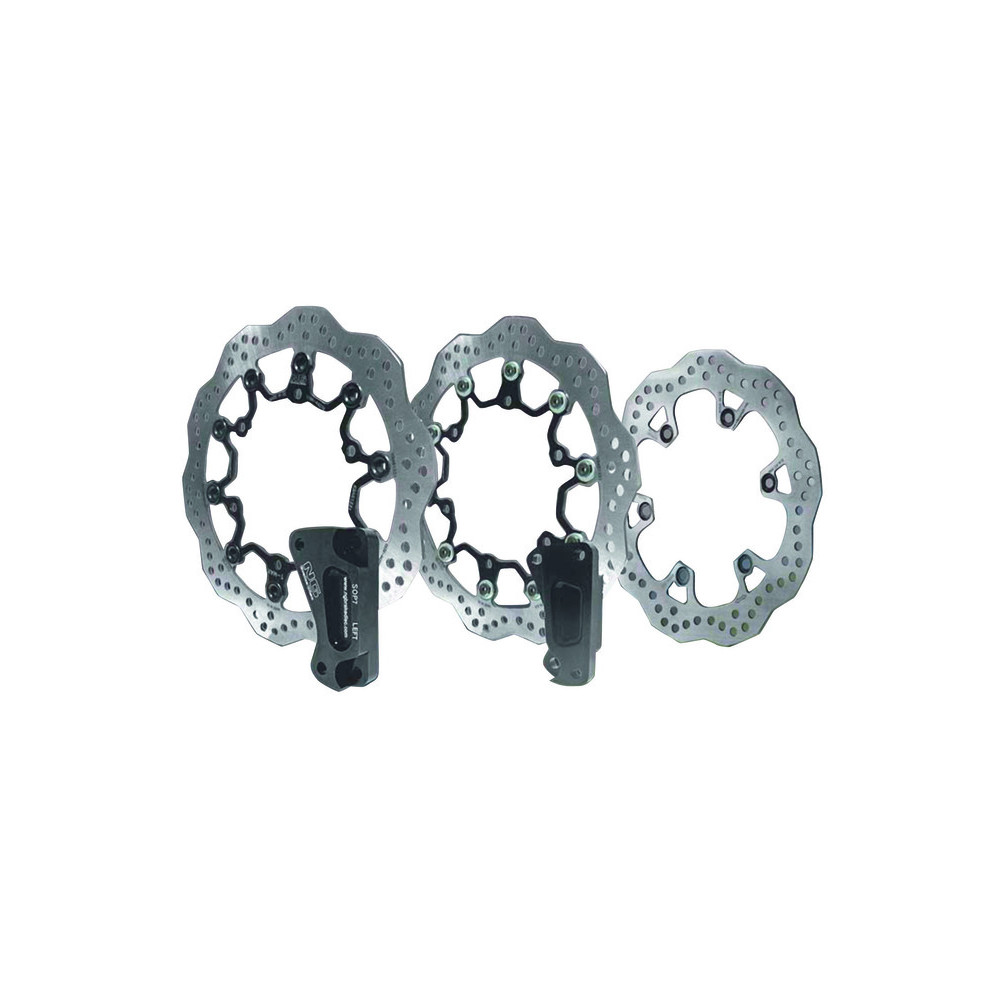 Kit disque de frein Oversize NG BRAKES pétale flottant - 298 KITTMAX