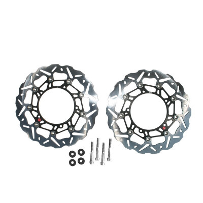 Kit Disque de frein Oversize BRAKING SK2 Racing Wave flottant - 320 OKWK07