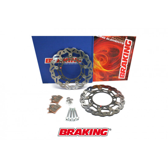 Kit Disque de frein Oversize BRAKING Wave flottant - 320 OKWK10