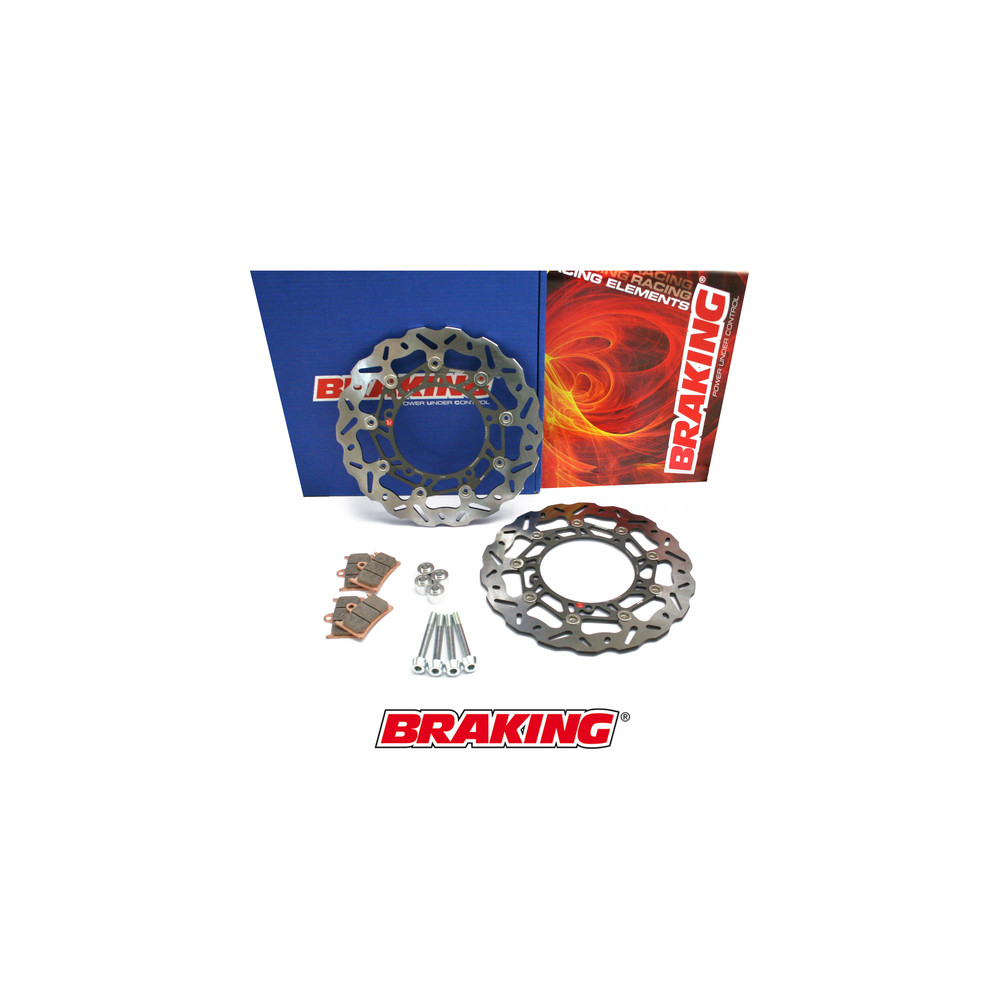 Kit Disque de frein Oversize BRAKING Wave flottant - 320 OKWK10