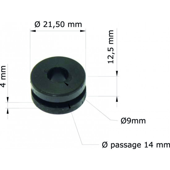 Silent bloc Tourmax Honda XR250/650 par 10